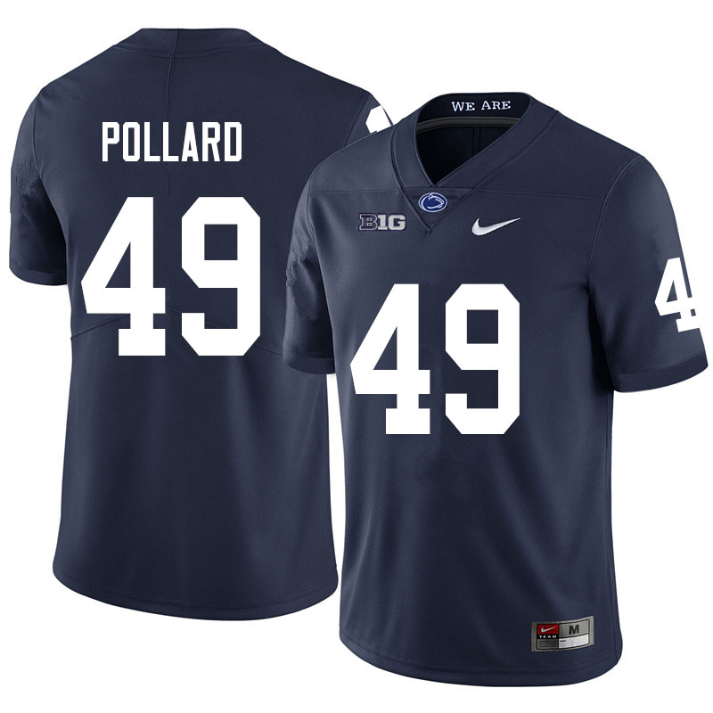 Men #49 Cade Pollard Penn State Nittany Lions College Football Jerseys Sale-Navy